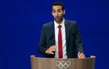 Le quintuple champion olympique de biathlon Martin Fourcade, qui a renoncé à présider le comité d'organisation des JO d'hiver Alpes françaises 2030, à Paris le 24 juillet 2024