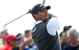 La star du golf Tiger Woods, Ă Carnoustie, en Ecosse, le 21 juillet 2018
