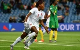 Des gradins clairsemés lors du match de phase de groupes du Mondial entre le Canada et le Cameroun, à La Mosson, le 10 juin 2019