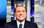 Silvio Berlusconi, le chef du parti de centre droit Forza Italia, à Rome avant une émission de télévision, le 2 mars 2018