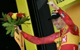 Le Norvégien Soren Waerenskjold vainqueur de la 11e étape du Tour de France, le 15 juillet 2026 à Nevers