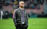 L'entraîneur sud-africain du Stade Français, Heyneke Meyer, lors du match de Top 14 à Toulouse, le 2 décembre 2018