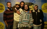 Le groupe de rock syrien Khebez Dawle avant un concert à Zagreb, le 23 septembre 2015