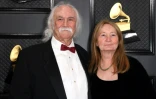 David Crosby et son épouse Jan Dance avant la cérémonie des Grammy Awards à Los Angeles, le 26 janvier 2020