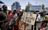 Des manifestants rassemblés le 19 juin 2020 à Bamako pour réclamer le départ du pouvoir du président malien Ibrahim Boubacar Keïta