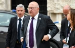 Le ministre français des Finances, Michel Sapin, arrive au sommet du G7, le 11 mai 2017 à Bari, en Italie
