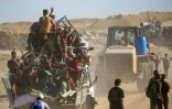 Des Palestiniens en route pour Gaza-ville, le 11 octobre 2025