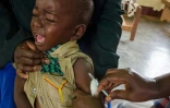 Campagne de vaccination contre la rougeole, la rubéole et la polio à Nkozi proche de Kampala, le 19 octobre 2019