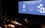 Dans une salle de cinéma à Paris, le 22 juin 2020