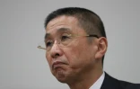 Le président exécutif de Nissan, Hiroto Saikawa, lors d'une conférence de presse à Yokohama, le 19 novembre 2018