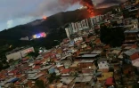 Incendie à Fuerte Tiuna, le plus important complexe militaire du Venezuela, après des frappes américaines le 3 janvier 2026 