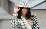 La rappeuse américaine Cardi B au défilé Chanel à Paris, le 1er octobre 2019