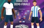 La demi-finale du Mondial Angleterre-Argentine