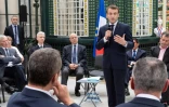 Emmanuel Macron à la préfecture de la Gironde à Bordeaux, le 1er mars 2019