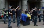 Enterrement d'un officier ukrainien à Odessa le 6 juin 2022