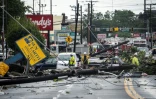 Les dégâts après le passage d'une tornade à Annapolis, aux Etats-Unis, le 1er septembre 2021