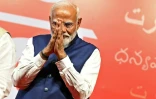 Le Premier ministre indien Narendra Modi le 4 juin 2024, à New Delhi, en Inde
