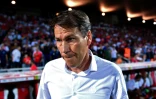 L'entraîneur de l'OM Rudi Garcia après la défaite à Nîmes lors de la 2e journée de L1, le 19 août 2018 