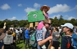 Des manifestants participent à la grève mondiale pour le climat, le 20 septembre 2019 à Sydney