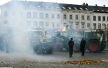 Manifestation d'agriculteurs européens à Bruxelles, le 18 décembre 2025