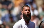 Le Français Benoît Paire lors de son match contre le Britannique Cameron Norrie, à Roland-Garros, le 29 mai 2023