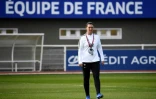 La sélectionneure de l'équipe de France Corinne Diacre, le 1er avril 2019 à Clairefontaine