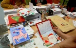 Des lettres arrivées au  "secrétariat du Père Noël" le 18 décembre 2015 à Libourne