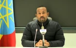 Le Premier ministre éthiopien Abiy Ahmed annonçant les opérations militaires au Tigré à la télévision publique le 4 novembre 2020