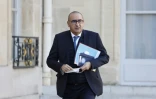 Laurent Nunez, actuel coordonnateur national du renseignement et de la lutte contre le terrorisme, le 28 février 2022 sur les marches du palais de l'Elysée à Paris 