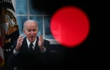 Le président américain Joe Biden le 3 janvier 2022 à la Maison Blanche, lors d'une réunion consacrée à l'industrie de la viande