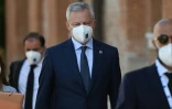 Le ministre français de l'Economie et des Finances Bruno Le Maire arrive à Venise pour participer au G20 Finances, le 9 juillet 2021