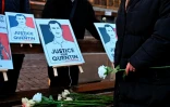 Rassemblement en hommage à Quentin Deranque à Metz, dans le nord-est de la France, le 16 février 2026