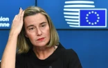 La cheffe de la diplomatie européenne Federica Mogherini, à Bruxelles, le 16 novembre 2017