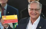 Geraldo Alckmin, l'ancien gouverneur de Sao Paulo, à Brasilia le 23 mars 2022