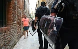 Des carabiniers patrouillent le 8 juillet 2021 à Venise, à la veille de l'ouverture de la réunion du G20 Finances