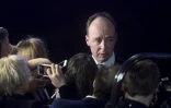 Le chef de file des Vrais Finlandais Jussi Halla-aho le 14 avril 2019 à Helsinki