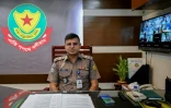 Le porte-parole de la police municipale de Dacca, N.M. Nasiruddin, le 14 mai 2026 dans son bureau de la capitale bangladaise