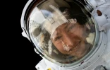 L'astronaute américaine Christina Koch lors d'une sortie dans l'espace le 15 janvier 2020, sur une photo transmise par la Nasa le 4 février 2020