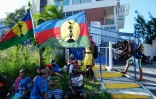 Rassemblement de partisans indépendantistes à Nouméa, le 13 mai 2024 en Nouvelle-Calédonie