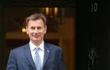 Le ministre des Affaires étrangères Jeremy Hunt à la sortie du 10 Downing Street, le 11 juin 2019 à Londres