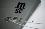 Le paquebot Grandiosa de la société MSC quitte les Chantiers de l'Atlantique en octobre 2019 à Saint-Nazaire