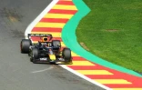 La Red Bull de Max Verstappen lors de la course sprint du GB de Belgique, le 26 juillet 2025 à Spa-Francorchamps 