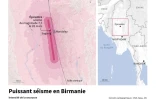 Puissant séisme en Birmanie