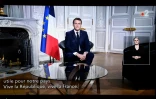 Allocution télévisée du président Emmanuel Macron lors de ses voeux aux Francais, le 31 décembre 2020