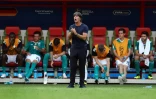 Joachim Löw sans solution face à la Corée du Sud avant l'élimination de l'Allemagne de la Coupe du monde russe à Kazan, le 27 juin 2018