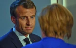 Le président Emmanuel Macron et la chancelière allemande Angela Merkel à Bruxelles, le 11 juillet 2018