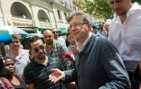 Jean-Luc Mélenchon, candidat de la France Insoumise aux législatives, le 18 mai 2017 à Marseille