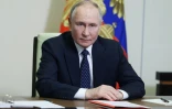 Le président russe Vladimir Poutine, le 14 mars 2025 à Novo-Ogaryovo, près de Moscou, sur une photo diffusée par l'agence de presse officielle russe Sputnik