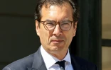 Le ministre français du Travail, Jean-Pierre Farandou, quitte le palais de l'Elysée à Paris, le 27 mai 2026