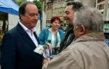 L'ex-président PS François Hollande lors de la campagne électorale pour les élections législatives à Tulle, en Corrèze, le 22 juin 2024